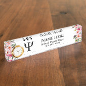 schoolpsycholoog naambordje (Zijkant)