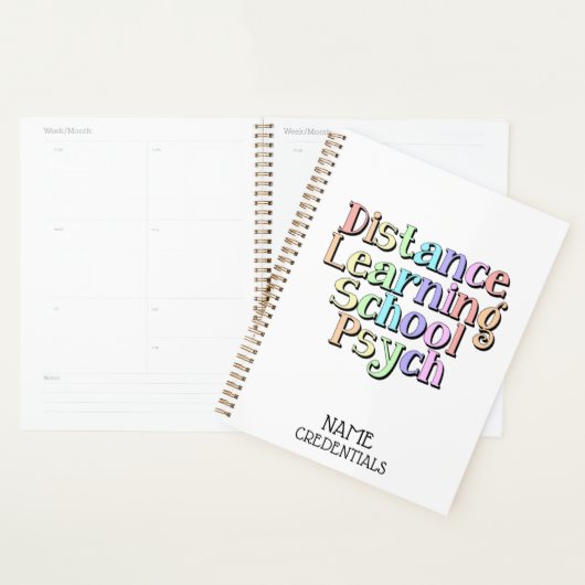 schoolpsycholoog planner (Display)