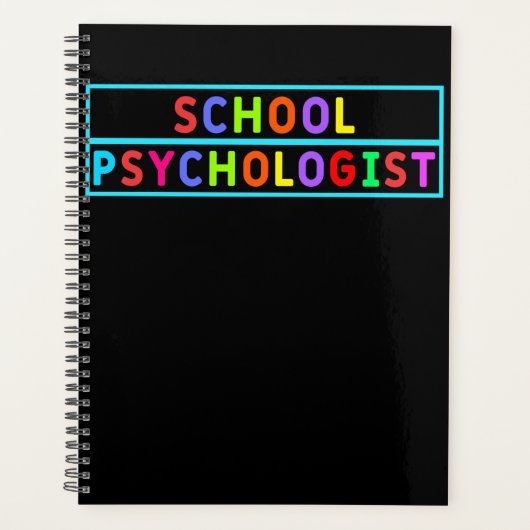 schoolpsycholoog planner (Voorkant)