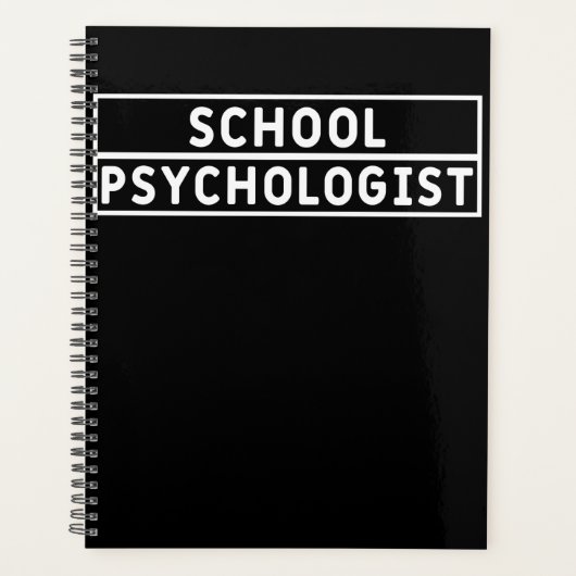 schoolpsycholoog planner (Voorkant)