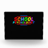 Schoolpsycholoog - Psychologie-cadeautje Fotoblokken (Voorkant)