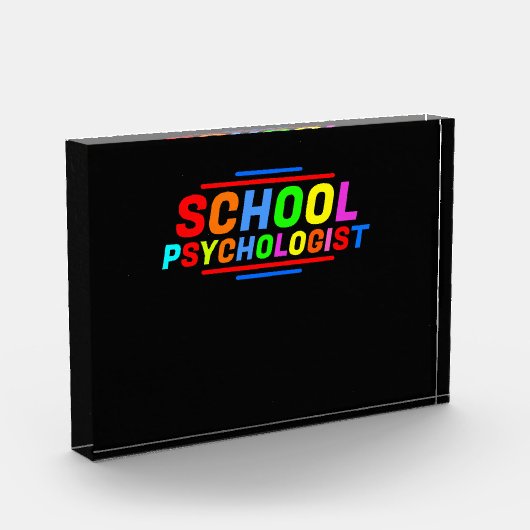 Schoolpsycholoog - Psychologie-cadeautje Fotoblokken (Links)