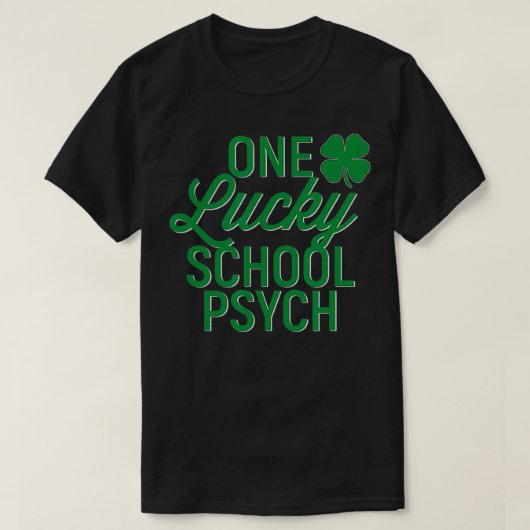 Schoolpsycholoog Saint Pattyu2019s Dag T-shirt (Design voorkant)