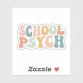 schoolpsycholoog | Schoolpsychologische student Sticker (Vel)