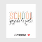 schoolpsycholoog | Schoolpsychologische student Sticker (Vel)
