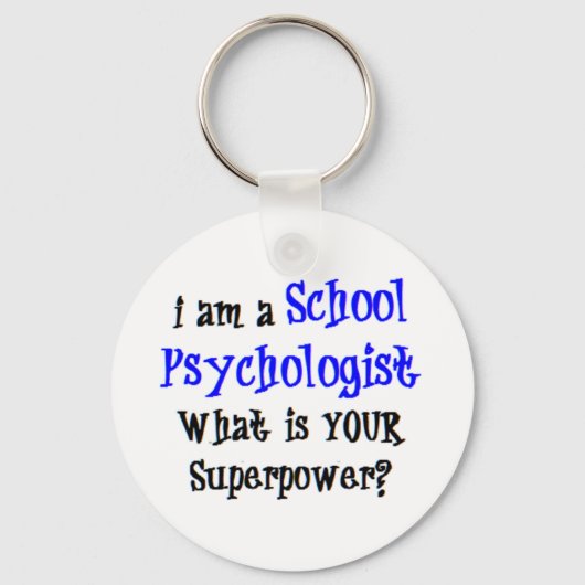 schoolpsycholoog sleutelhanger (Voorkant)