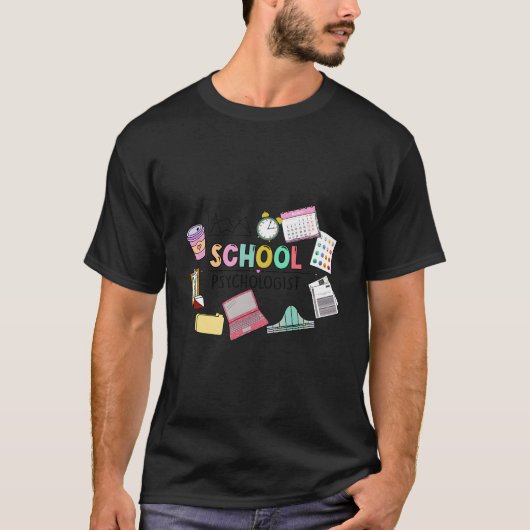 schoolpsycholoog Soci T-shirt (Voorkant)