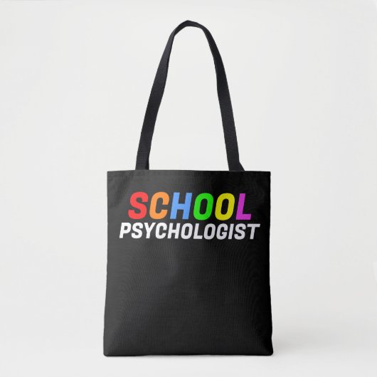 schoolpsycholoog tote bag (Voorkant)