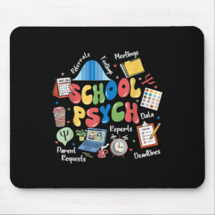 Schoolpsycholoog Waardering Mentale Gezondheid Bew Muismat