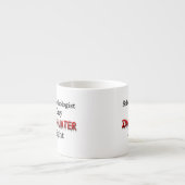 Schoolpsycholoog/Zombie Hunter Espresso Kop (Voorkant)