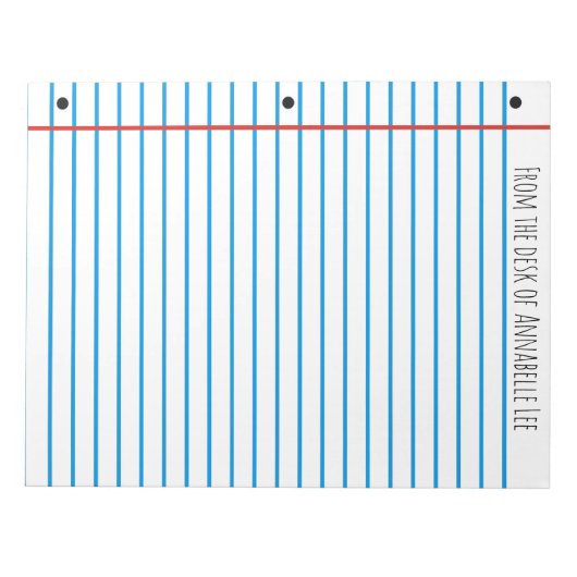 Schoolregel Notitieblok (Voorkant)