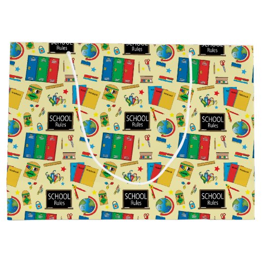 schoolregels lerarenopleiding groot cadeauzakje (Achterkant)