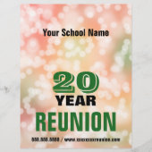 Schoolreünfeesten Flyer (Voorkant)
