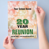 Schoolreünfeesten Flyer (Hand)