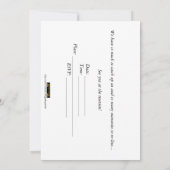 Schoolreünie middelbare school kaart (Achterkant)