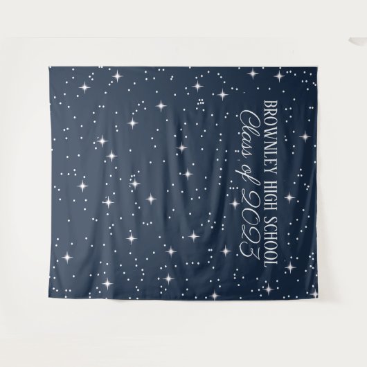 Schoolreünie of -Afstuderen Wandkleed (Voorkant (horizontaal))