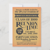 Schoolreünie ontwerp. kaart (Voorkant)
