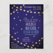 Schoolreünie uitnodiging briefkaart (Voorkant)