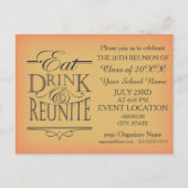 Schoolreünie Uitnodiging ontwerp (Voorkant)