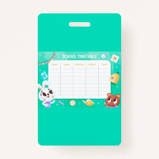 Schoolrooster Badge (Voorkant)