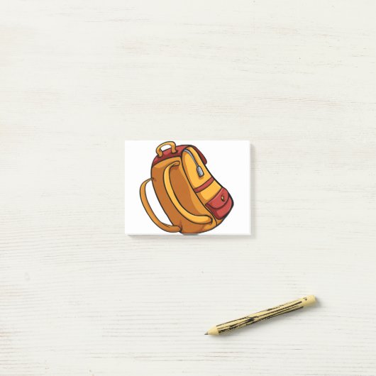 Schoolrugzak Post-it® Notes (Op bureau)