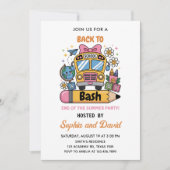 School's Back Bash! van de eerste verjaardag van d Kaart (Voorkant)