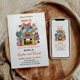 School's Back Bash! van de eerste verjaardag van d Kaart