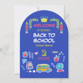 School's cool laten we heersen tweede klas terug s kaart (Voorkant)