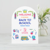 School's cool laten we heersen tweede klas terug s kaart (Staand voorkant)