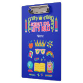 "School's cool let's rule" motivatie citeert gesch Klembord (Links)