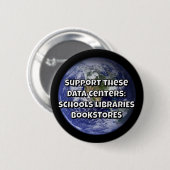 Schools Libraries Bookstores Ronde Button 5,7 Cm (Voorkant /achterkant)
