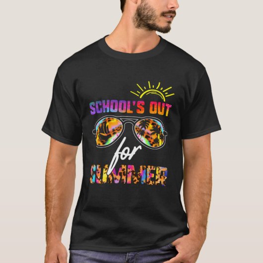 School's Out For Summer Teacher Vacation Summer Te T-shirt (Voorkant)