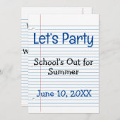 School's uit losse bladpapier kaart (Voorkant / Achterkant)