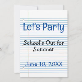 School's uit losse bladpapier kaart