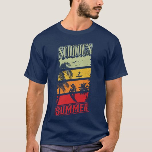 SCHOOLS ZOMER cadeau T-shirt (Voorkant)
