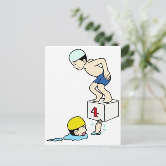 Schoolschemerteam Briefkaart (Staand voorkant)