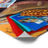 Schoolschilderij is klaar met poster (Hoek)