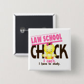 Schoolschool 1 vierkante button 5,1 cm (Voorkant /achterkant)