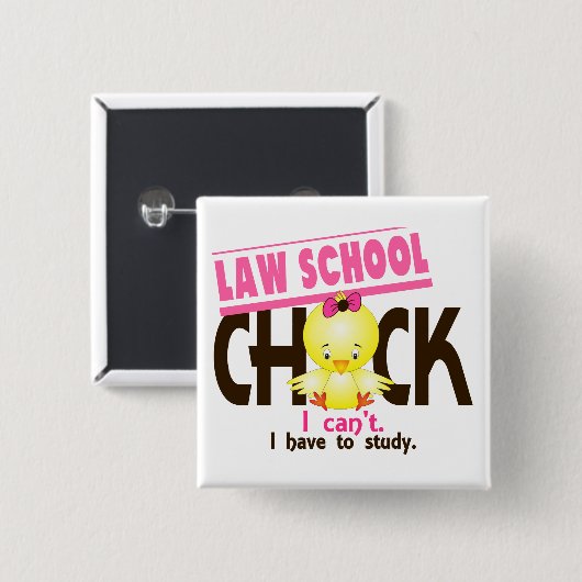 Schoolschool 1 vierkante button 5,1 cm (Voorkant /achterkant)