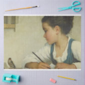 Schoolschool, ontkoppeling en Afbeelding Tissuepapier (Craft)