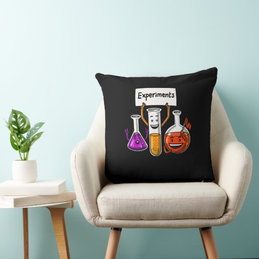 Schoolschool voor chemie en wetenschappen kussen (Stoel)