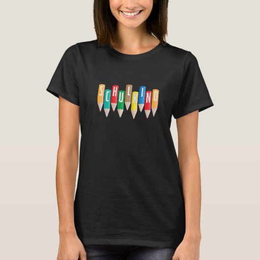Schoolschool voor kinderwagens t-shirt (Voorkant)
