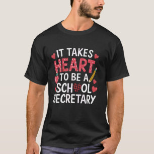 Schoolsecretaresse Back To School-assistent Baan P T-shirt