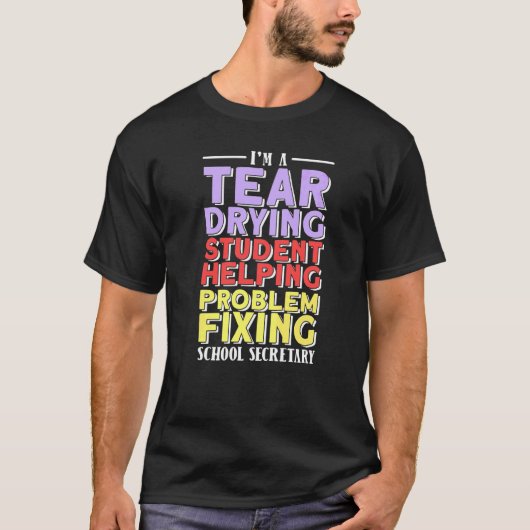 Schoolsecretaresse T-shirt (Voorkant)