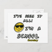 Schoolsecretaris Briefkaart (Voorkant / Achterkant)