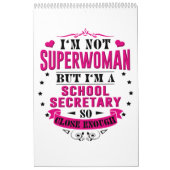 Schoolsecretaris Calendar Funny Gift for Women Man Kalender (Hoes)