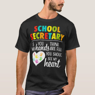 Schoolsecretaris Cute Kantoor Clerk Appreciation G T-shirt