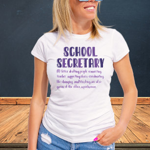 Schoolsecretaris Definitie Tshirt