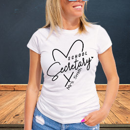 Schoolsecretaris Hart  Tshirt