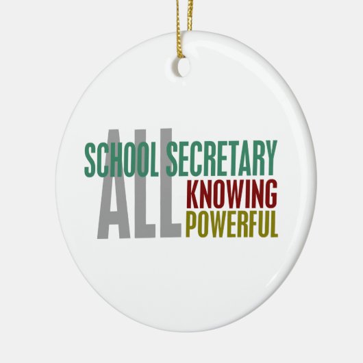 Schoolsecretaris Keramisch Ornament (Links)
